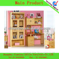 2013 Cheap bookcase with computer desk Living room furniture FL-LF-0386